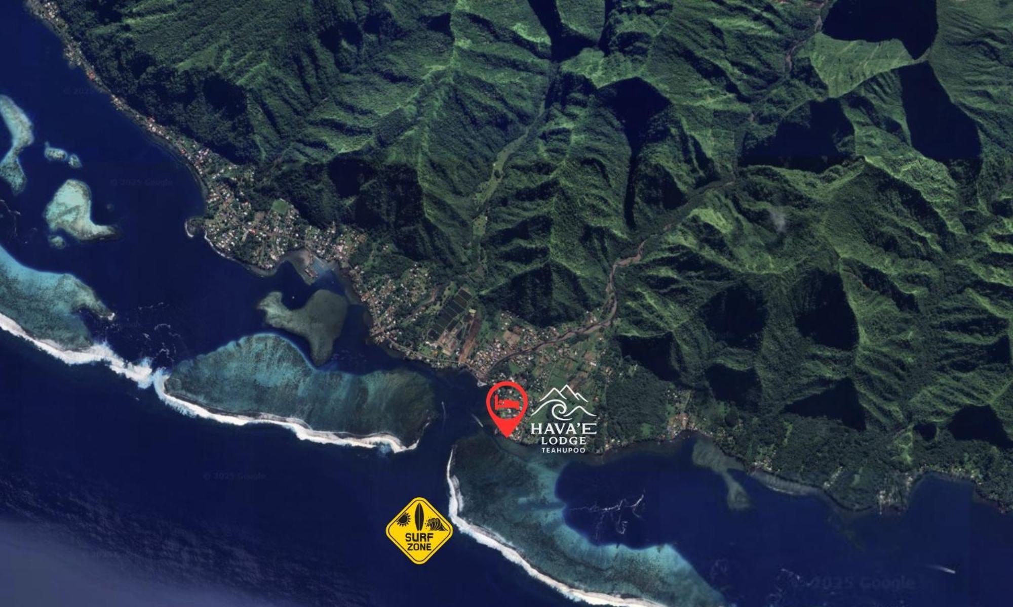 Hava'E Lodge Teahupoo المظهر الخارجي الصورة