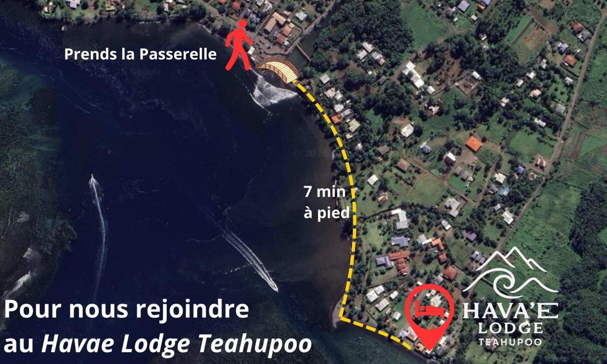 Hava'E Lodge Teahupoo المظهر الخارجي الصورة